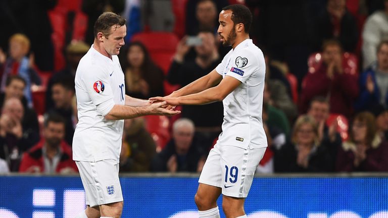 Rooney's effort was deflected in for an own goal to complete England's 5-0 win