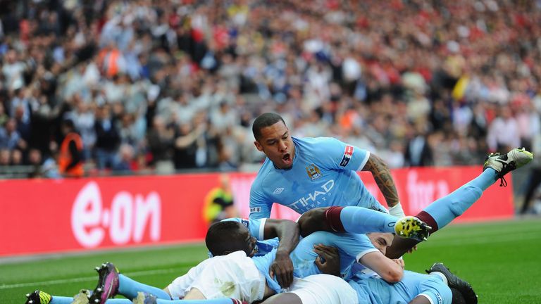 16/4/11 - City 1 United 0: As far as derby wins go, one at Wembley to reach your first FA Cup final in 30 years ain't bad at all. Yaya Toure was the hero.