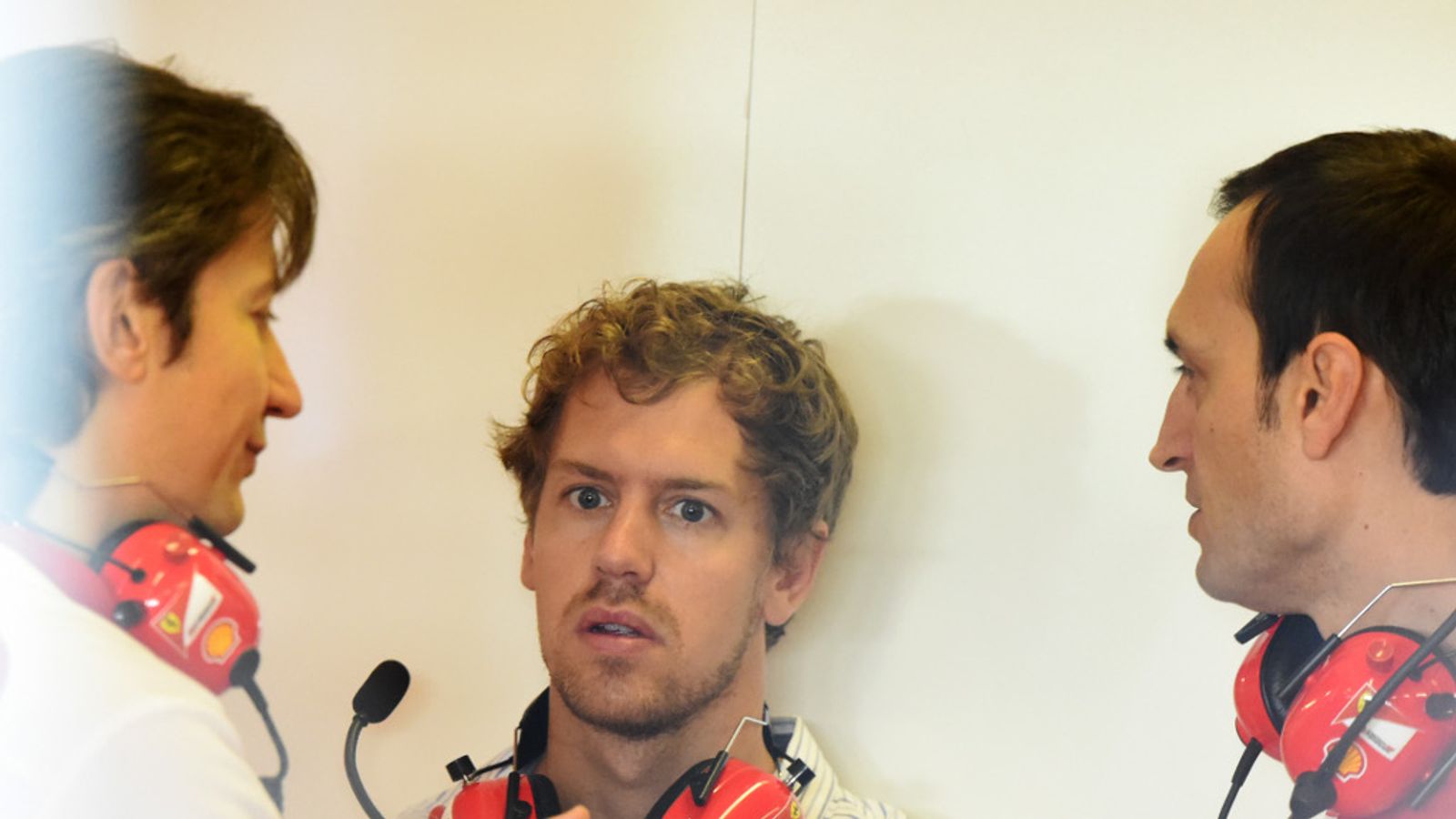 Sebastian Vettel checked on new team Ferrari's progress at Abu Dhabi ...