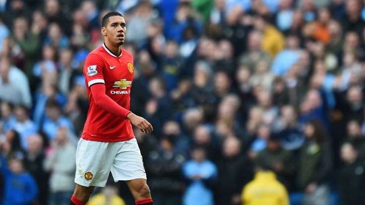 There was a blow for United just before half-time when Chris Smalling was dismissed after his second booking