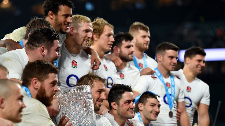 England collected the Cook Cup after a 26-17 win over Australia at Twickenham