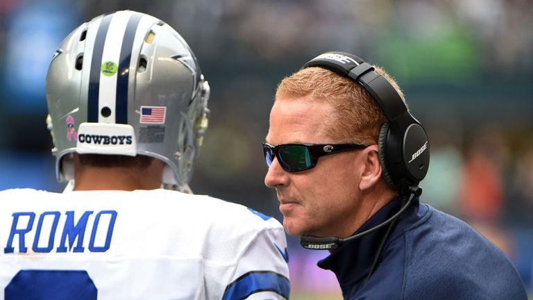 Jason Garrett will coach Dallas against Jacksonville on Sunday