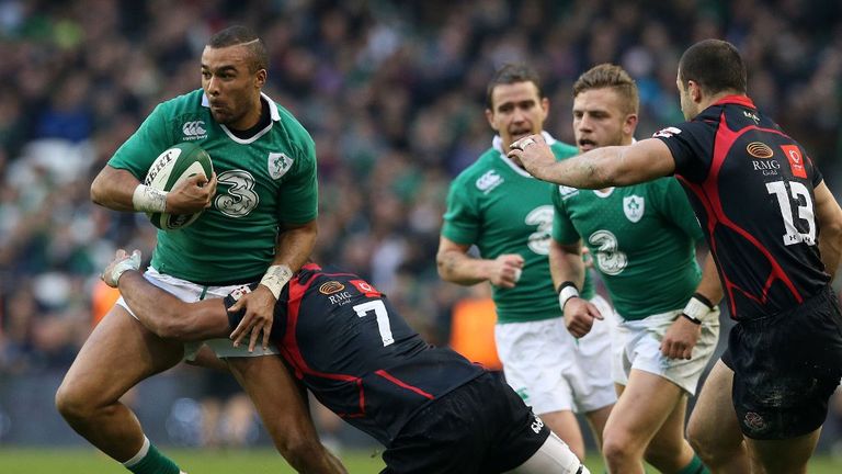 Simon Zebo: Amongst the tries for Ireland