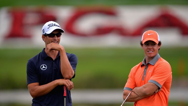 Adam Scott and Rory McIlroy: Ready to do battle again