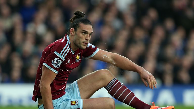 Fit-again Andy Carroll gets back to his feet