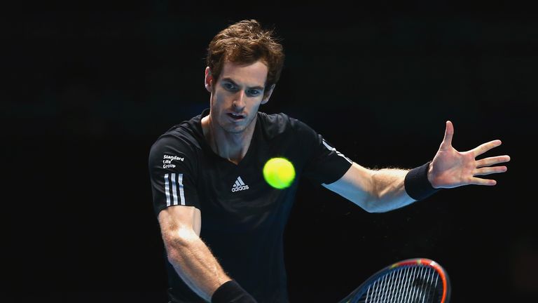 Andy Murray World Tour Finals exhibtion match against Novak Djokovic