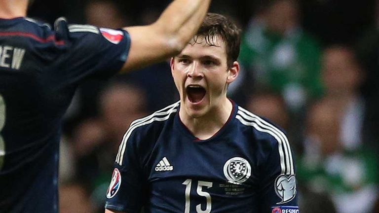 Andy Robertson: Scotland defender celebrates win over Ireland