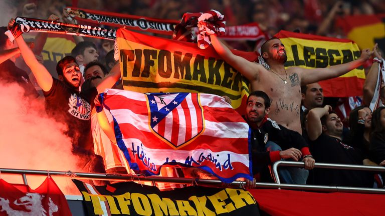 Atletico de Madrid fans 