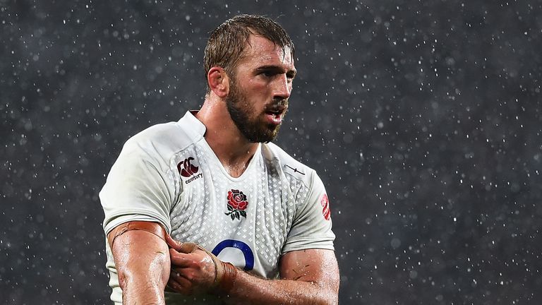 Chris Robshaw of England looks dejected during the QBE International match between England and New Zealand at Twickenham