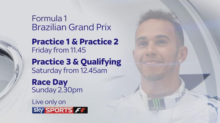 Brazilian GP TV times