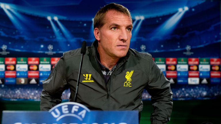 Brendan Rodgers: The Liverpool boss could omit Steven Gerrard against Real Madrid 