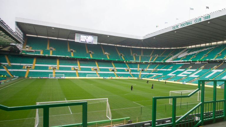 A general view of the stadium before the Scottish Premiership match at Celtic Park, Glasgow.