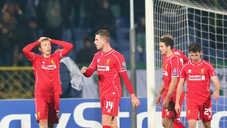 Frustration for Liverpool after Ludogorets' late equaliser