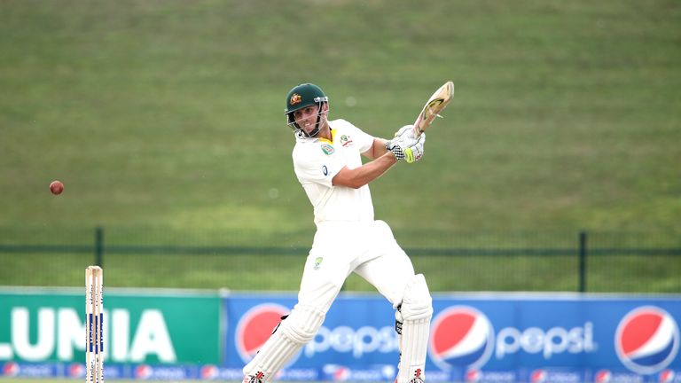 Mitchell Marsh: Hit 87 as Australia aimed to battle back against Pakistan in Abu Dhabi 