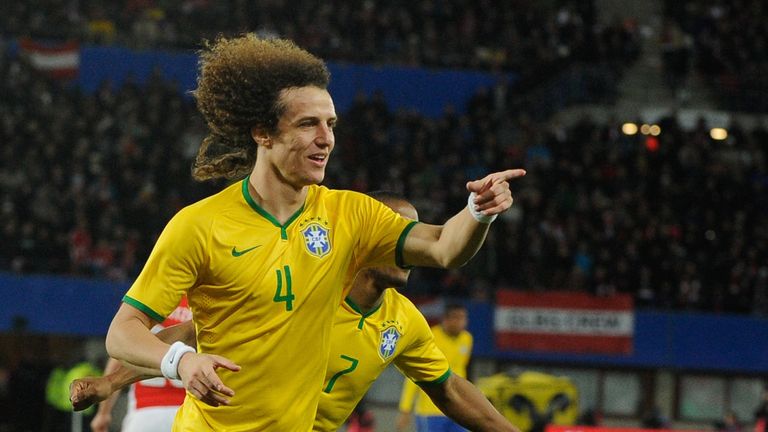 Brazil's defender David Luiz