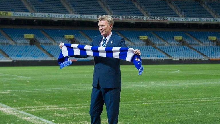 David Moyes is unveiled as Real Sociedad manager