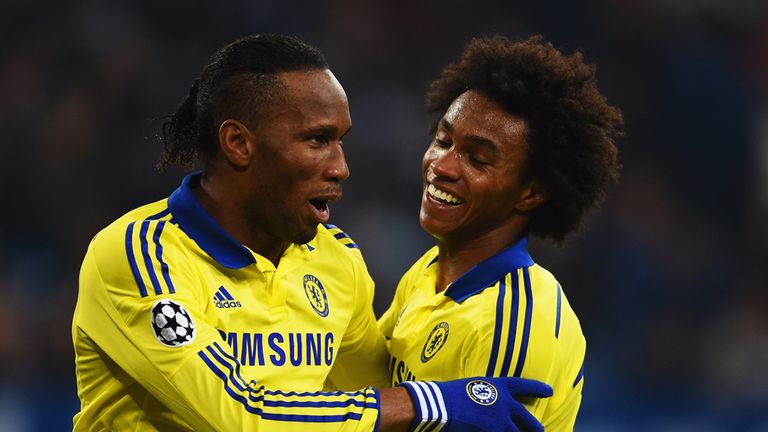 Chelsea didn't stop in the second half as Didier Drogba grabbed their fourth goal of the night