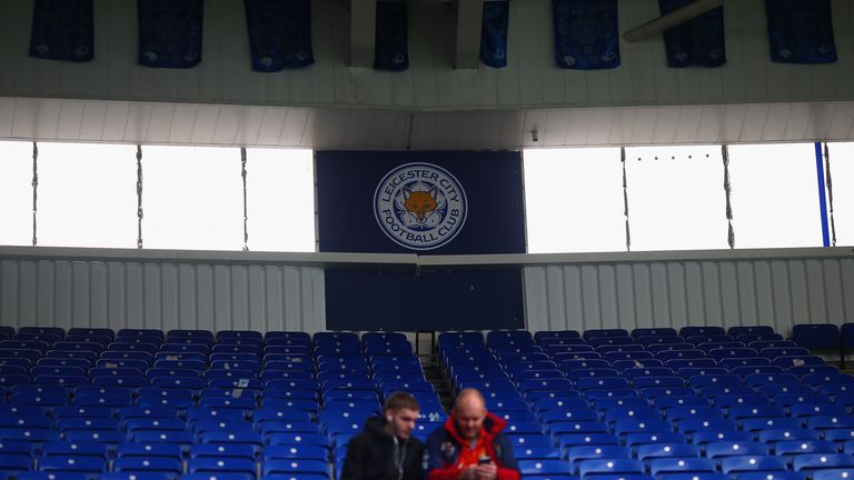 Fans take their seats prior to kick-off