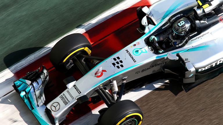 Nico Rosberg of Germany and Mercedes GP drives during final practice ahead of the Abu Dhabi Grand Prix