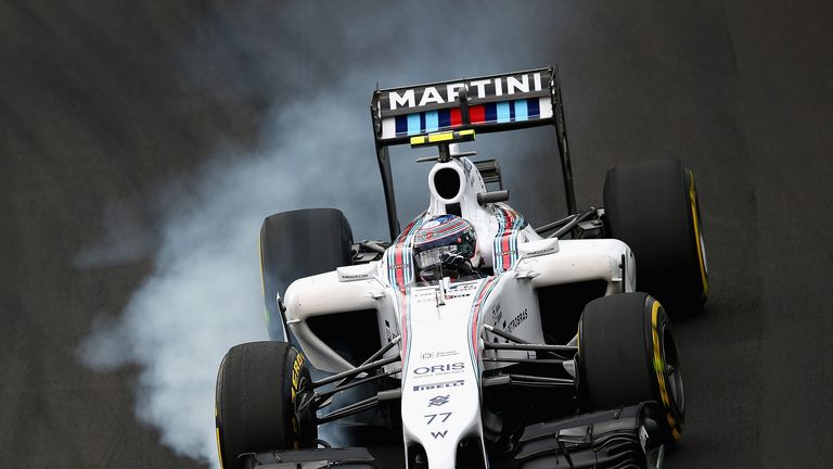 Valtteri Bottas locks up 