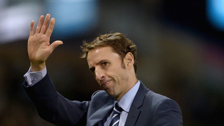 England Under-21 manager Gareth Southgate walks from the field after the U21 International Friendly match between England and Portugal