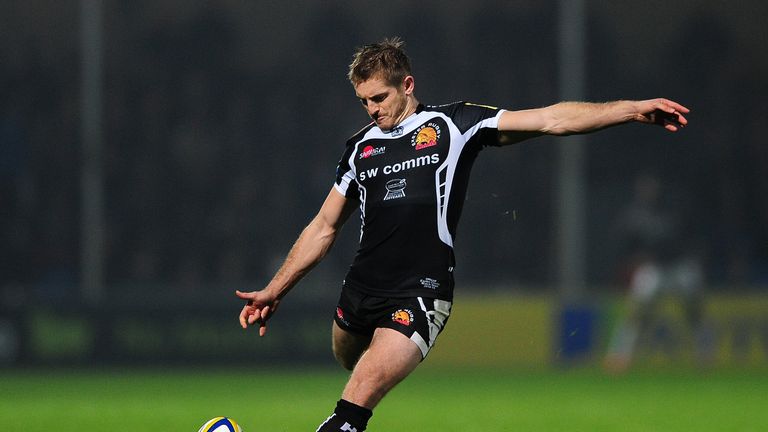 Gareth Steenson: Kicked all 27 points as Exeter Chiefs beat Saracens to move second