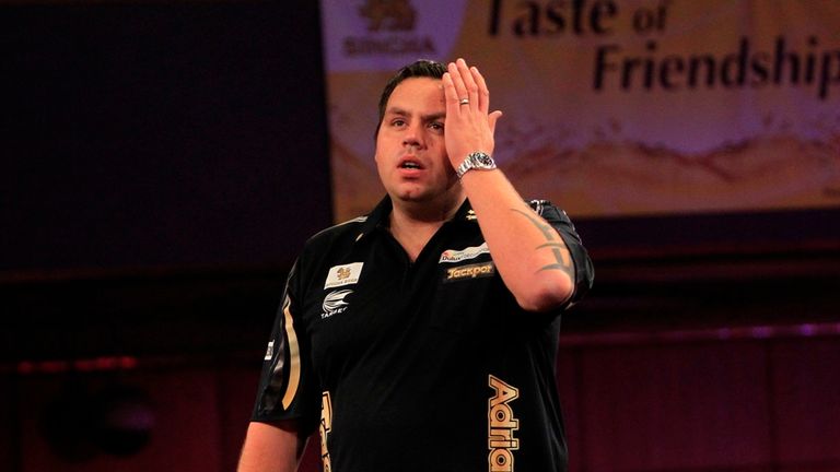 Shock exit: Adrian Lewis suffers defeat to Keegan Brown. Pic credit: Lawrence Lustig