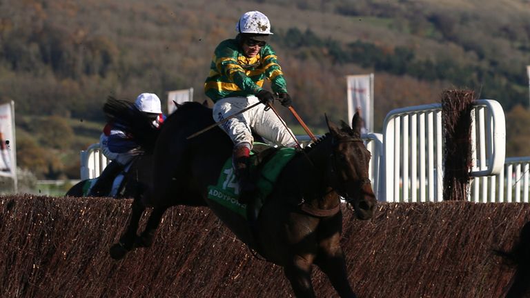 Bold Henry ridden by Richard Johnson on their way to victory in the Paddy Power Handicap Chase during Day One of The Open at Cheltenham Racecourse. PRESS A