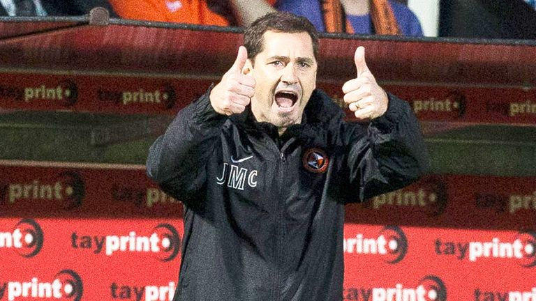 Jackie McNamara: Dundee United boss was happy with the team's performance