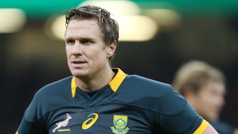 CARDIFF, WALES - NOVEMBER 29: Captain Jean de Villiers of South Africa looks onduring the Castle Lager Outgoing Tour match between Wales and South Africa a
