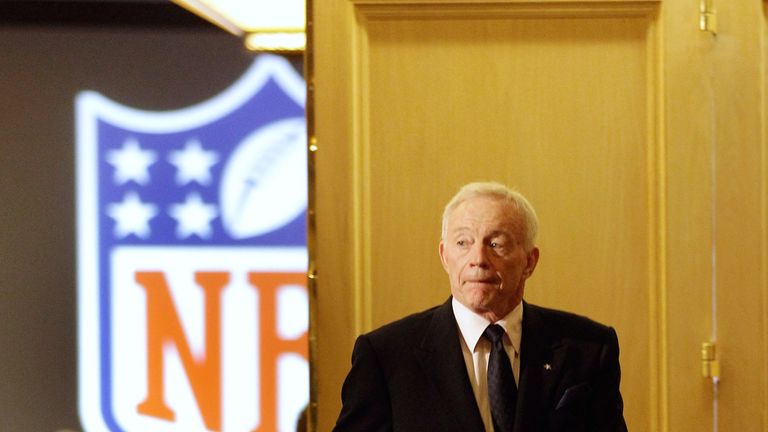 Jerry Jones, owner of the NFL football team Dallas Cowboys