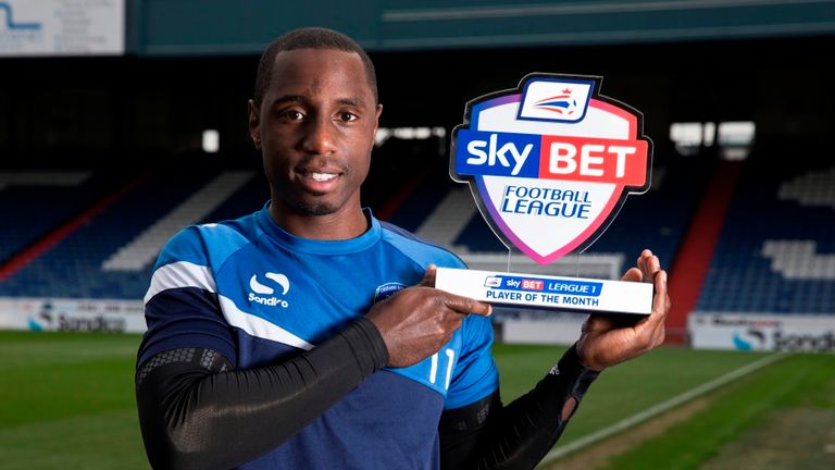 Jonathan Forte, Oldham Athletic, Sky Bet League One Player of the Month award for October 2014