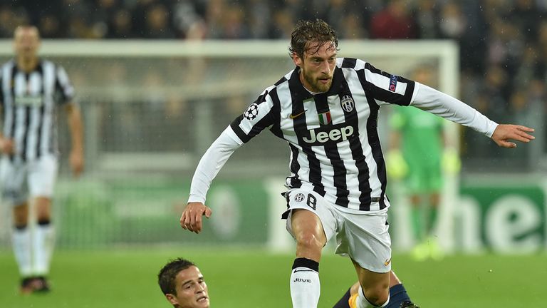Claudio Marchisio tries to make progress