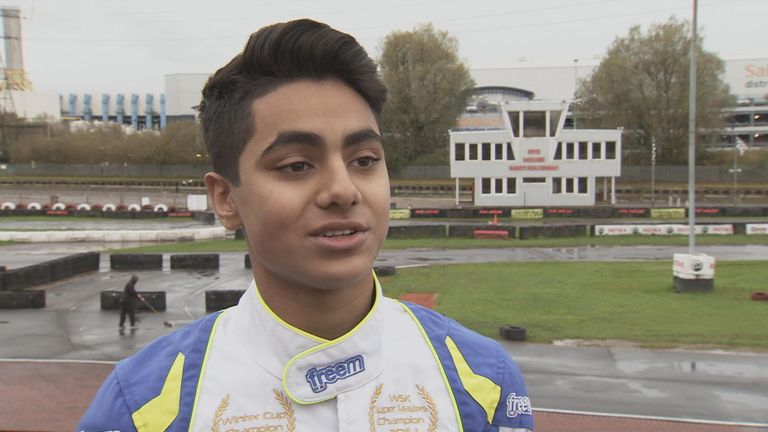 Enaam Ahmed: Karting world champion