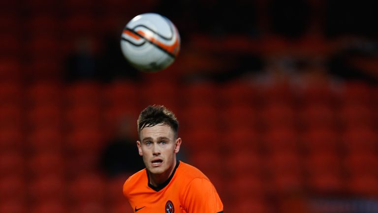 DUNDEE, SCOTLAND - DECEMBER 30:  Keith Watson of Dundee United in action during the Scottish Premier League Match between Dundee United and St Mirren at Ta