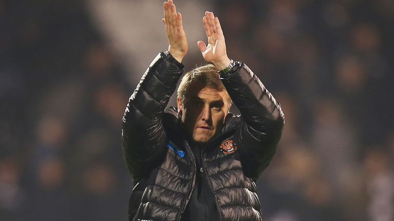 Blackpool Manager Lee Clark