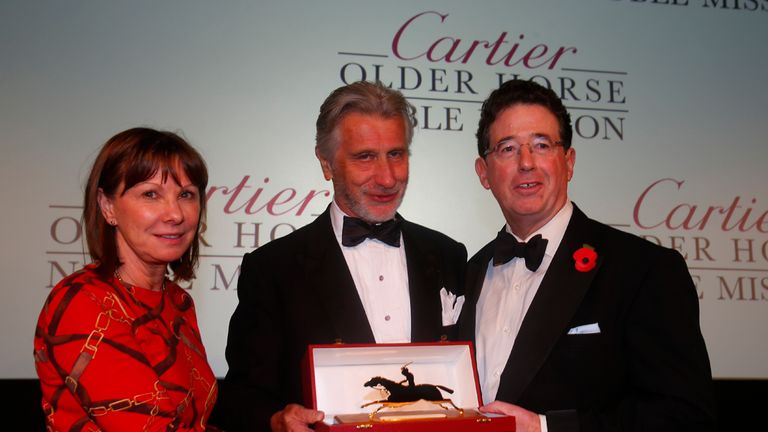 The Noble Mission team receive their award