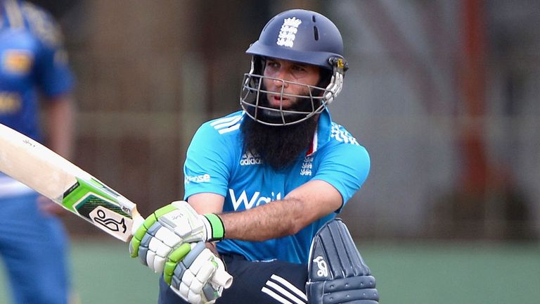 Moeen Ali piles on the runs in England's warm-up match against Sri Lanka A, November 2014