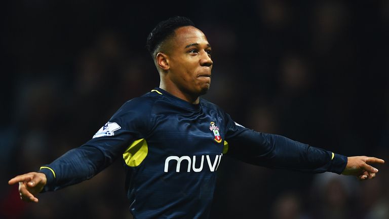 Nathaniel Clyne of Southampton celebrates after scoring