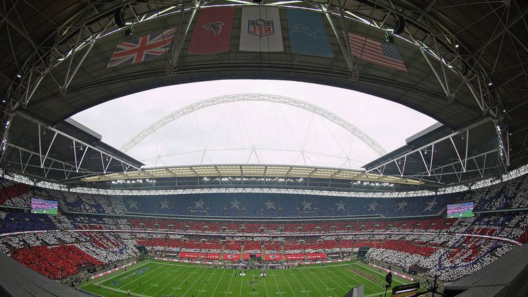 LONDON, ENGLAND - OCTOBER 26:  during the NFL match between Detroit Lions and  Atlanta Falcons at Wembley Stadium on October 26, 2014 in London, England.  