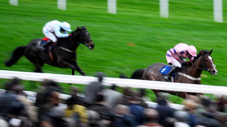 Noel Fehily riding Bitofapuzzle to victory at Cheltenham on Saturday 