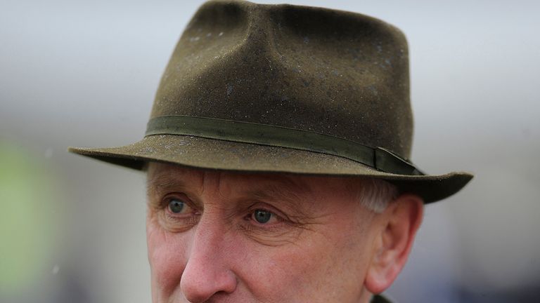 EXETER, ENGLAND - FEBRUARY 10: Trainer Oliver Sherwood poses at Exeter racecourse on February 10, 2013 in Exeter, England.
