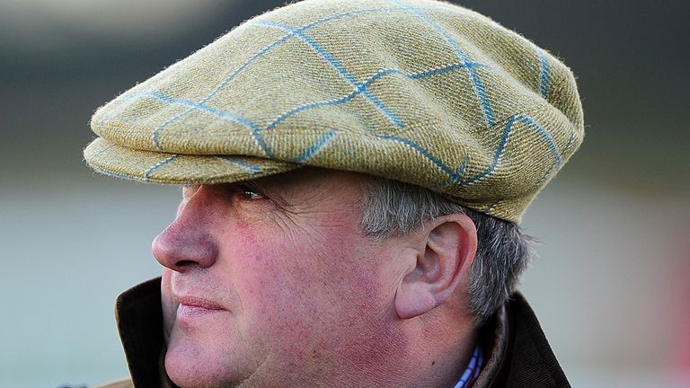 EXETER, ENGLAND - NOVEMBER 12:  Trainer, Paul Nicholls looks on at Exeter Racecourse on November 12, 2014 in Exeter, England.  (Photo by Dan Mullan/Getty I