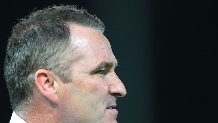 Perth Glory coach Ian Ferguson looks on from the bench