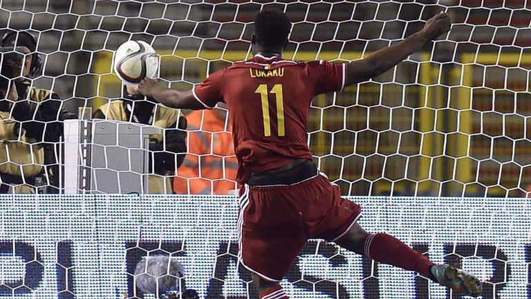 Romelu Lukaku: Scores for Belgium against Iceland