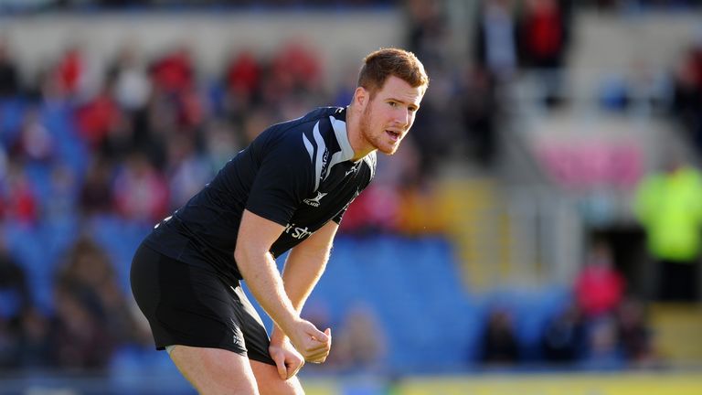 Newcastle Falcons fly-half Rory Clegg in action in the Aviva Premiership