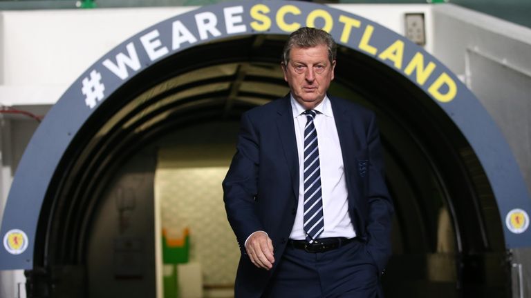 England manager Roy Hodgson Celtic Park Scotland