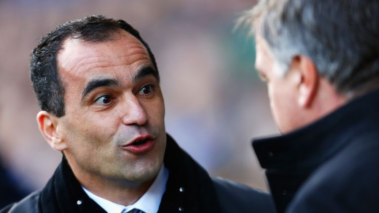 Roberto Martinez: Will pit his wits against Sam Allardyce on Saturday