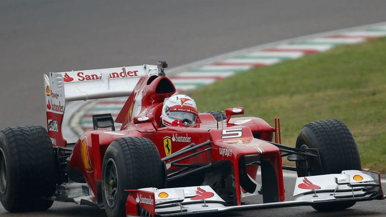 Vettel in the car his predecessor Fernando Alonso nearly beat him to the title in 