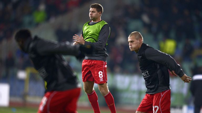 Steven Gerrard knew the pressure was on before Liverpool took on Ludogorets in a vital Champions League encounter